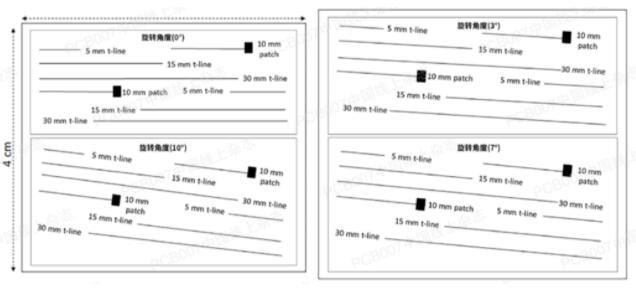 PCB serialization layout for test carrier fabrication