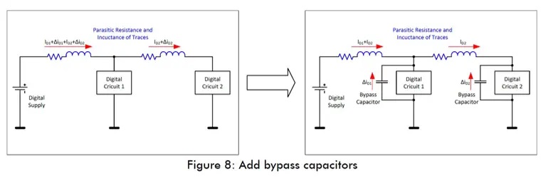 pass capacitors