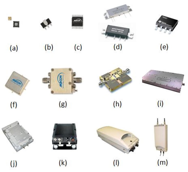 Photograph of a power amplifier unit